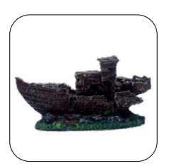 Broken Ship BA-392(18.4x9x10)