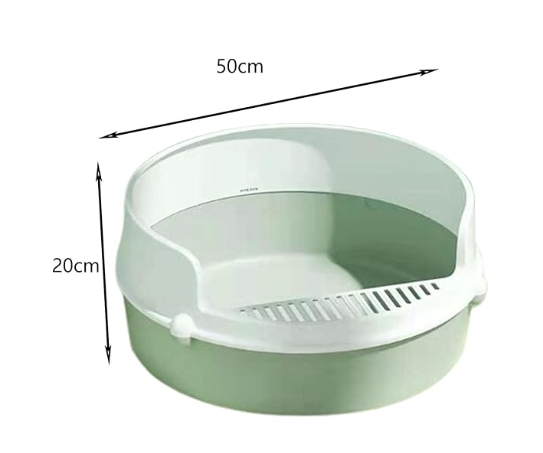 Circular rabbit toilet 25*23.5*12cm
