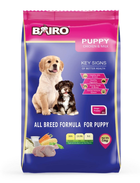 Bairo Puppy Chicken & Milk 5 kg