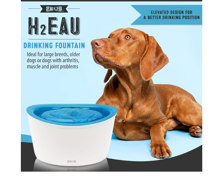 91400 ZEUS H2EAU DOG DRINKING FOUNAIN 6L