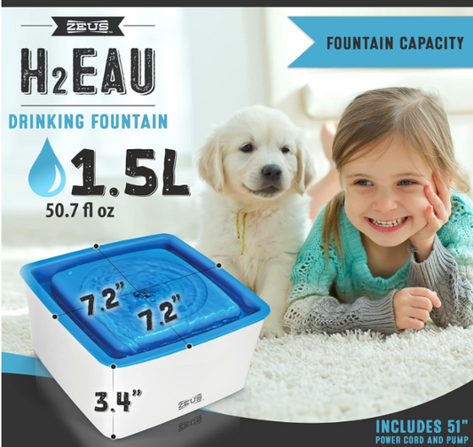96411 ZEUS MINI DRINKING FOUNTAIN 1.5L