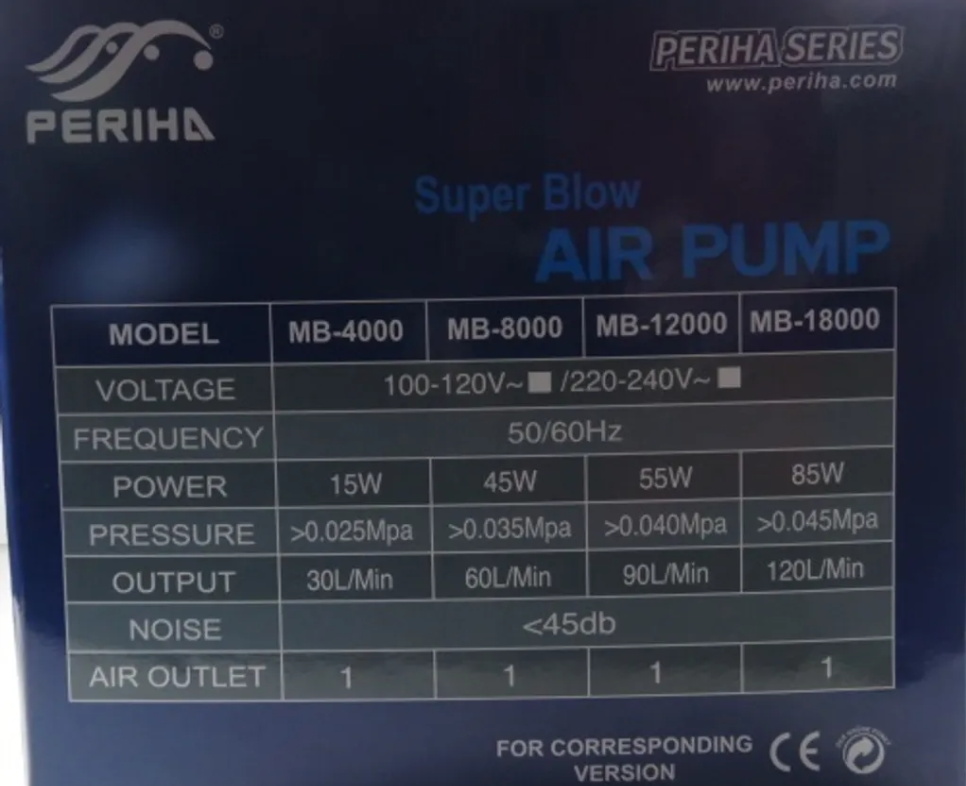 MB-12000 AIR PUMP