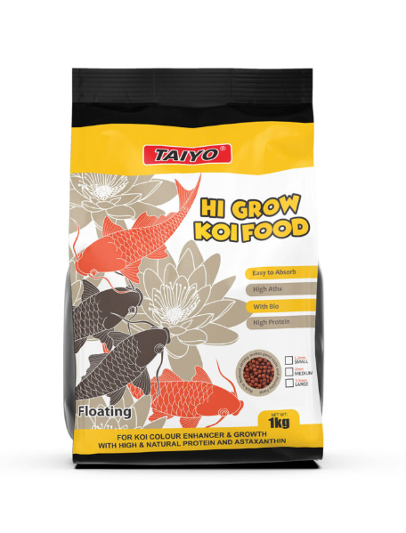 Taiyo Higrow Fish Food 1kg 3.5mm