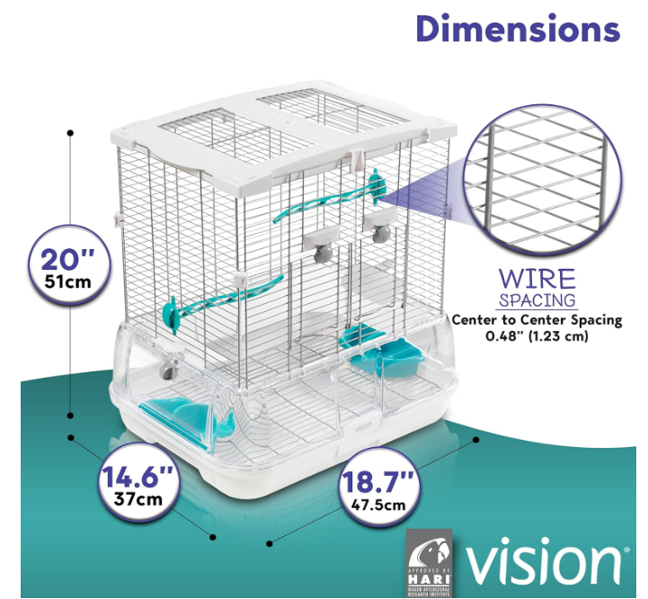 VISION MODEL S01 KD SMALL BIRD CAGE