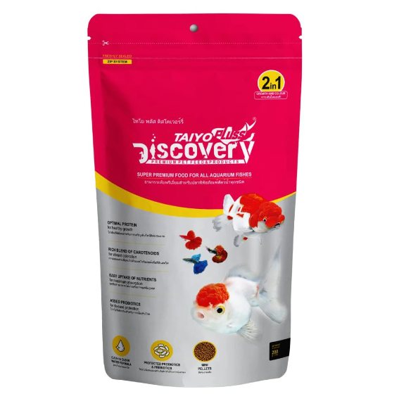 TAIYO PLUSS DISCOVERY PINK FISH FOOD 200 GM
